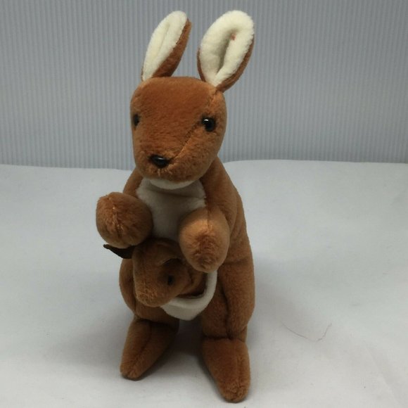 Ty Other - Ty Beanie Baby Pouch Kangaroo Plush Stuffed Animal Retired W Tag Nov 6 1996